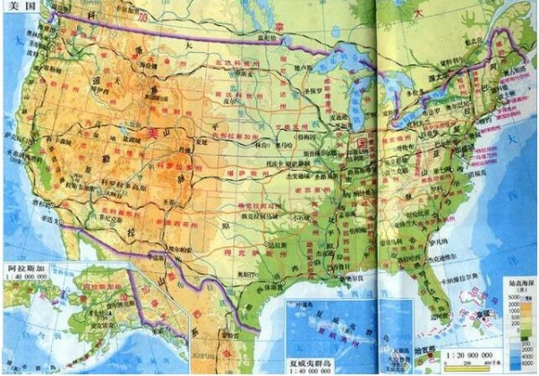 美国国家公园地图分布图片